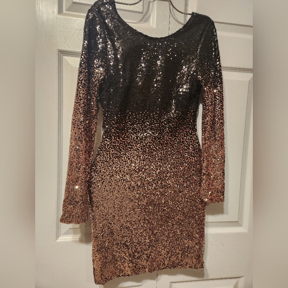 Charlotte Russe | Dresses | Ombre Sequin Dress | Poshmark
